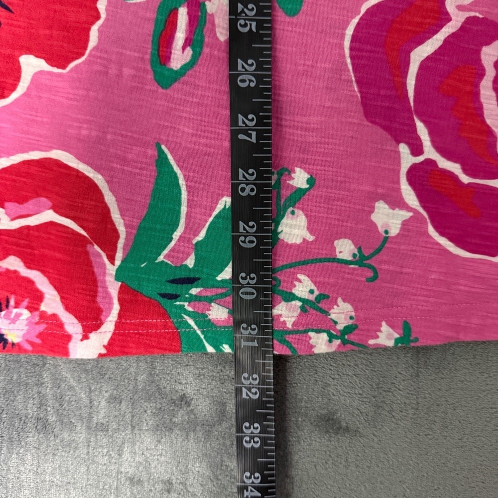 Lilly Pulitzer Somerset Dress Small Pink Floral A Thing Called Love Cotton Shift - Picture 4 of 5